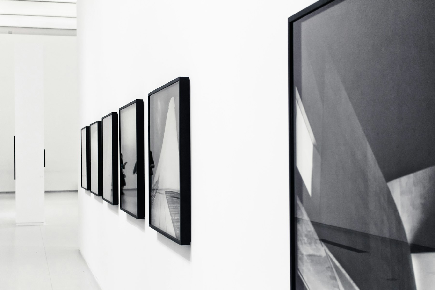 Contemporary art exhibition space